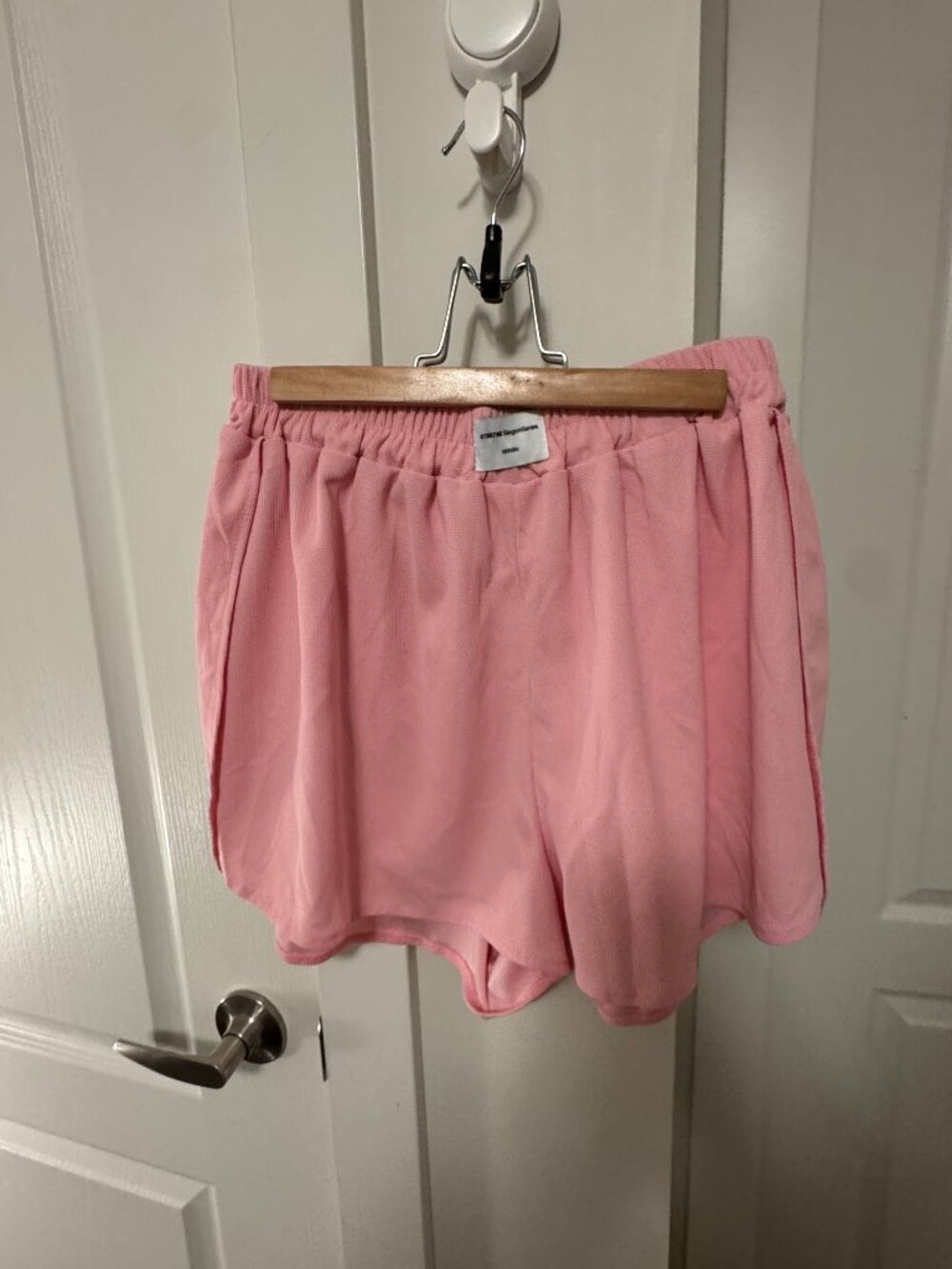 SHEIN Pink Two-Piece Shorts & T-Shirt Set | Size Small
